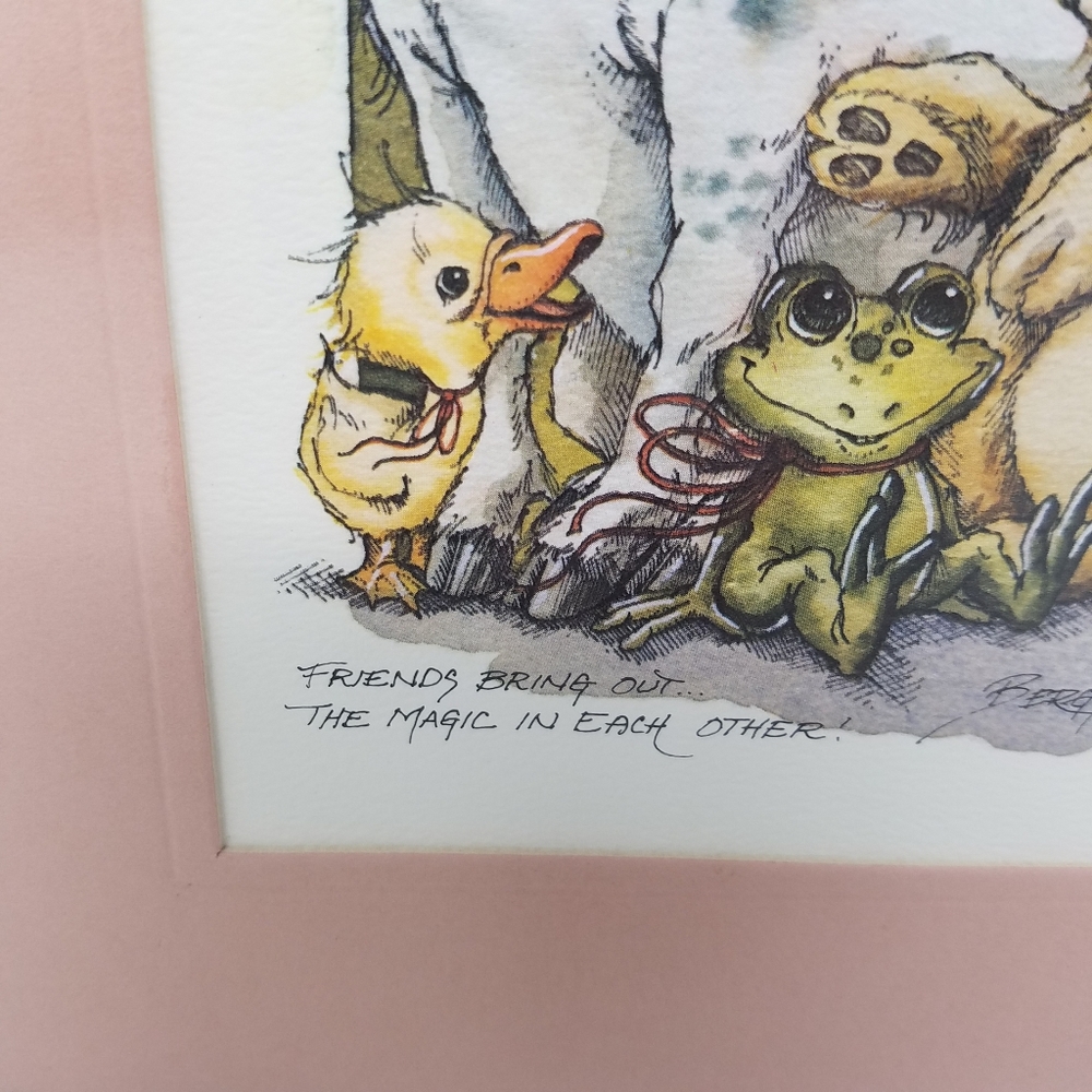 Jody Bergsma Limited Edition Lithograph Fantasy Unicorn, 8x10 - Picture 3 of 10